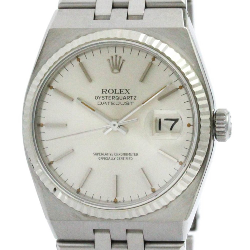 Rolex Oysterquartz Datejust White Dial Watch